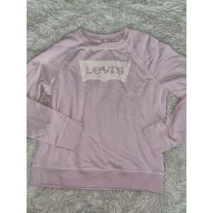 Levi’s Women’s Sz. S Pink Logo Sweatshirt. Soft, Comfortable. Runs Small